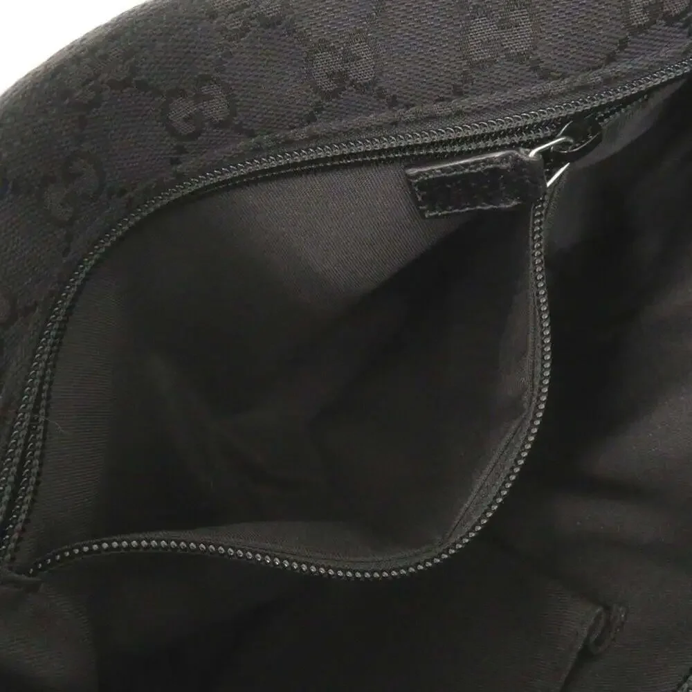 GUCCI Black Leather Shoulder Bag - Picture 8 of 11